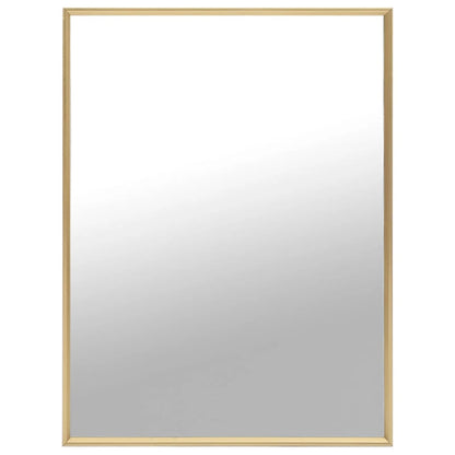 Berkfield Mirror Gold 80x60 cm