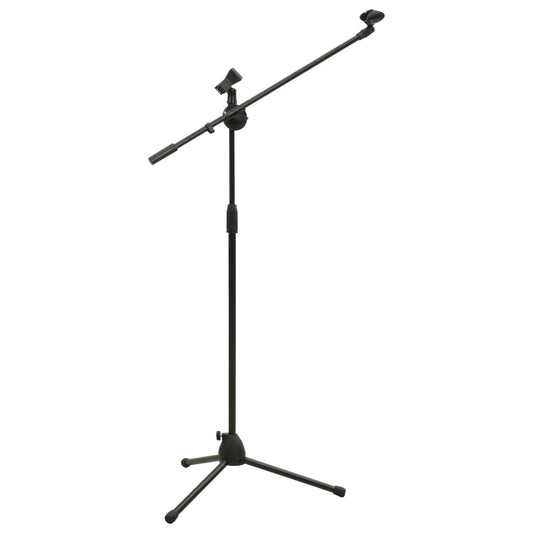 Berkfield Tripod Microphone Stand with Dual Clip Holder