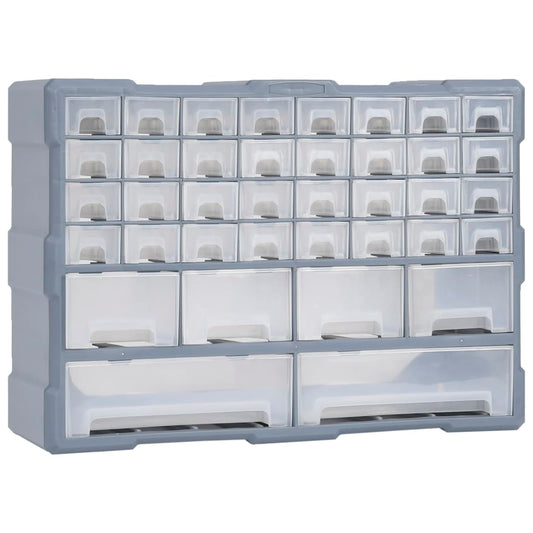Berkfield Multi-drawer Organiser with 40 Drawers 52x16x37.5 cm