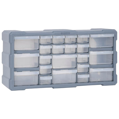Berkfield Multi-drawer Organiser with 22 Drawers 49x16x25.5 cm