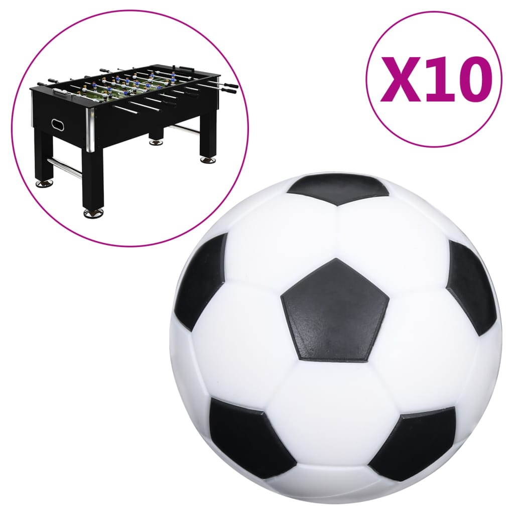 Berkfield Football Table Balls 10 pcs 32 mm ABS