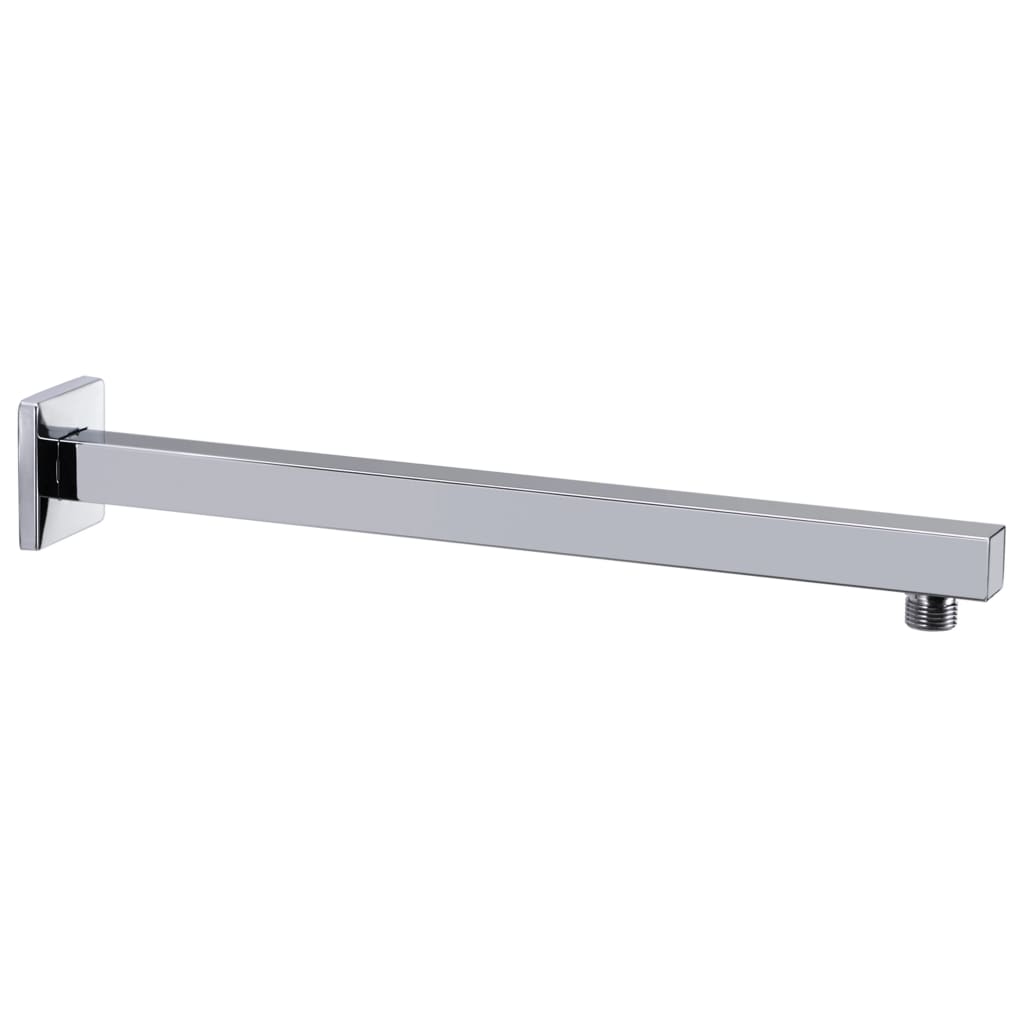 Berkfield Shower Support Arm Square Stainless Steel 201 Silver 40 cm