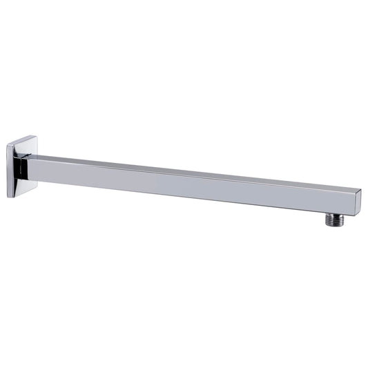 Berkfield Shower Support Arm Square Stainless Steel 201 Silver 40 cm