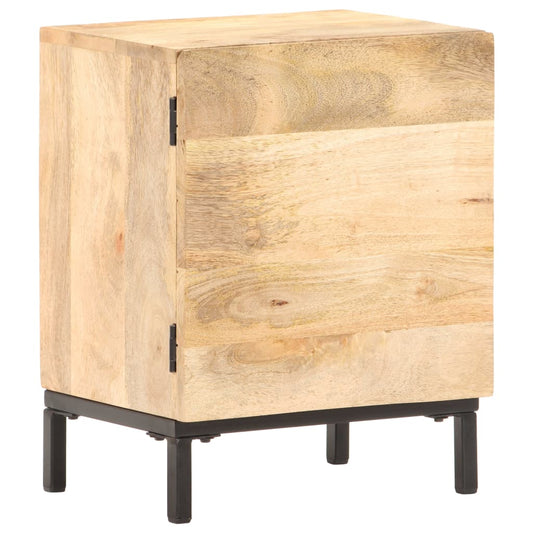 Berkfield Bedside Cabinet 40x30x51 cm Solid Mango Wood