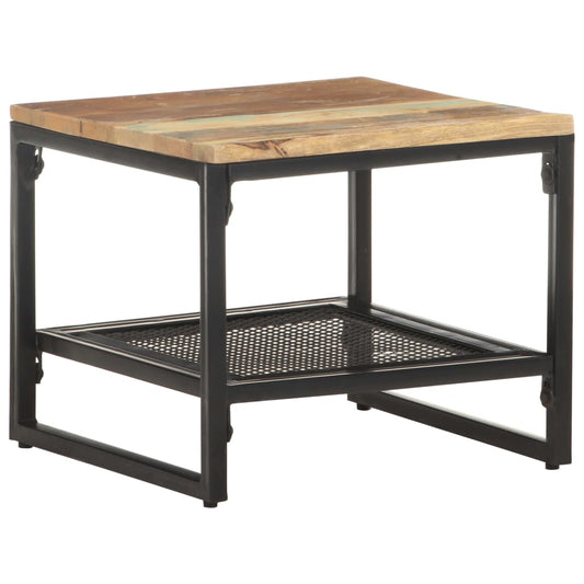 Berkfield Side Table 40x40x35 cm Solid Reclaimed Wood