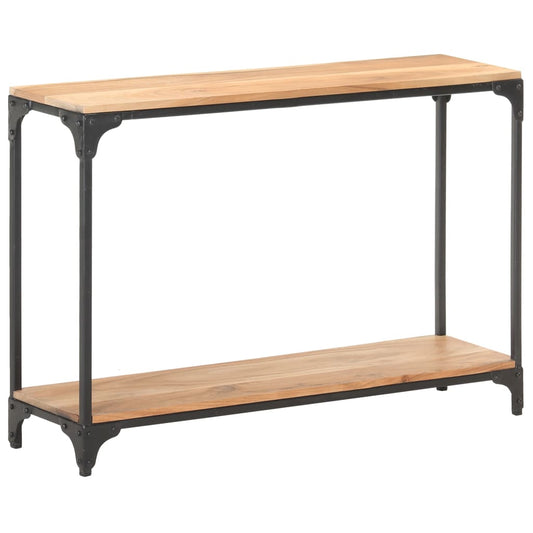 Berkfield Console Table 110x30x75 cm Solid Acacia Wood