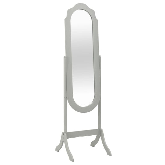 Berkfield Free Standing Mirror Grey 46x48x164 cm