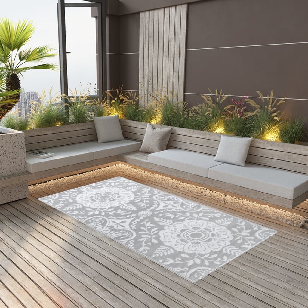 Berkfield Outdoor Carpet Light Grey 120x180 cm PP