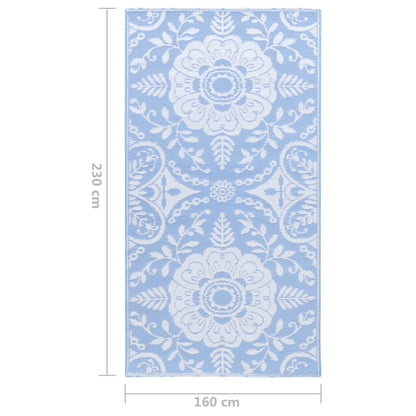 Berkfield Outdoor Carpet Baby Blue 160x230 cm PP