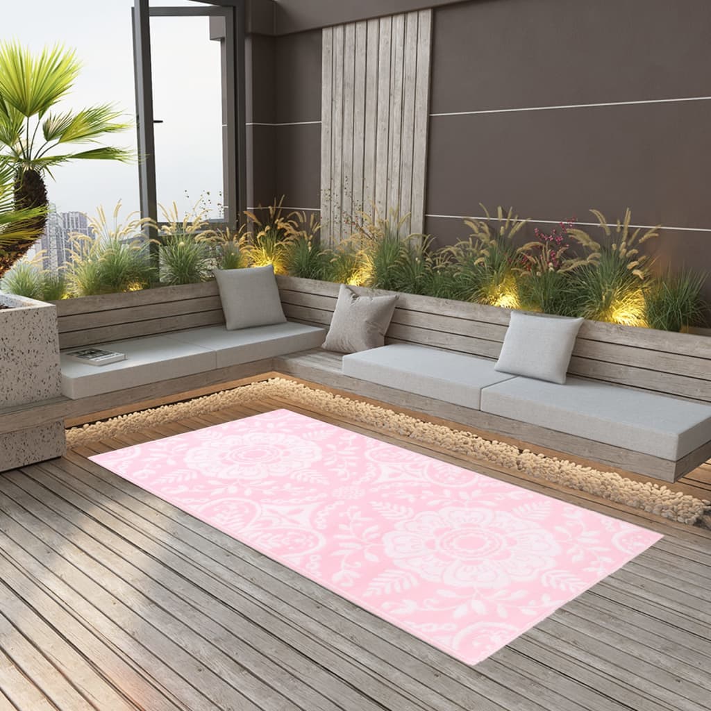 Berkfield Outdoor Carpet Pink 190x290 cm PP
