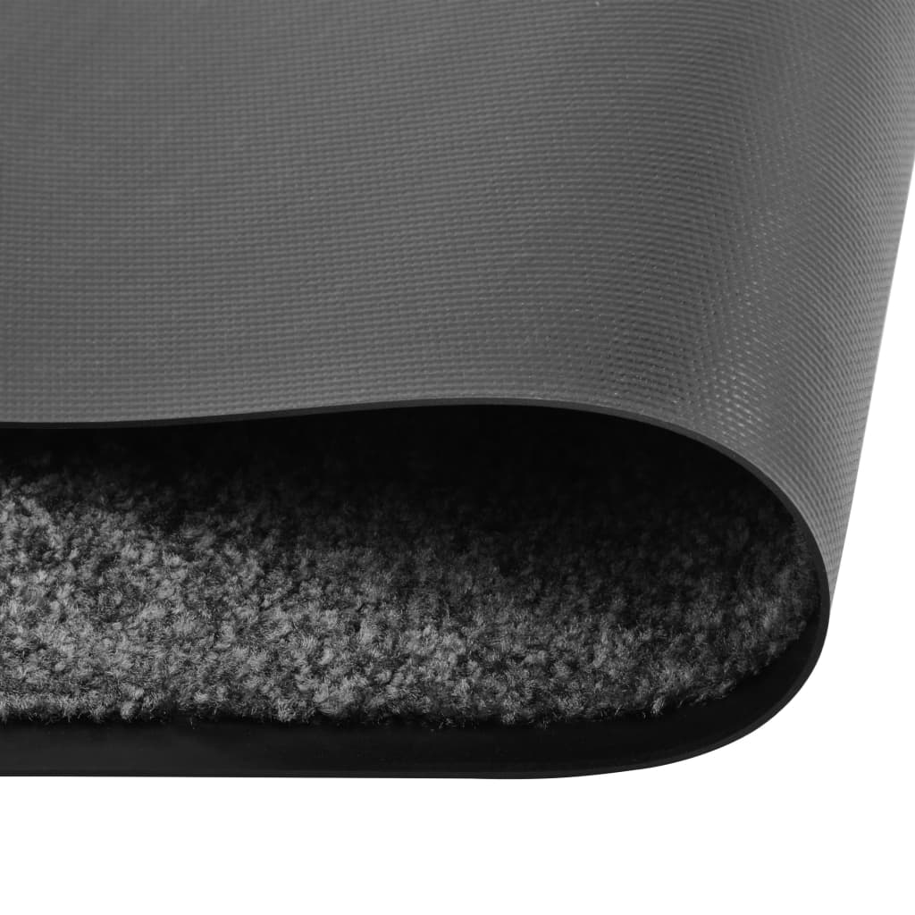 Berkfield Doormat Washable Anthracite 40x60 cm