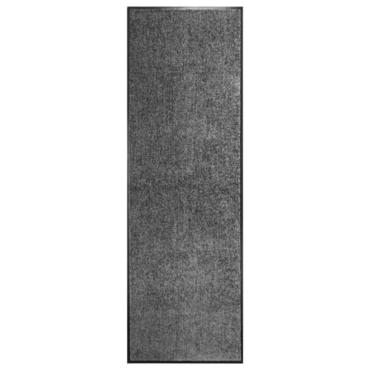 Berkfield Doormat Washable Anthracite 60x180 cm