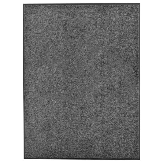 Berkfield Doormat Washable Anthracite 90x120 cm
