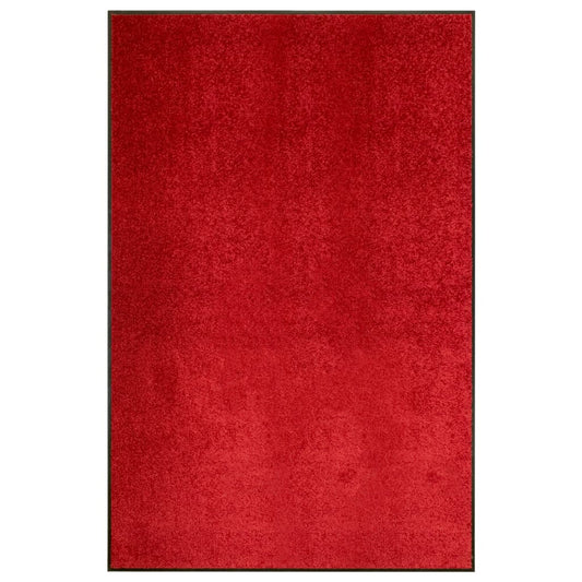 Berkfield Doormat Washable Red 120x180 cm
