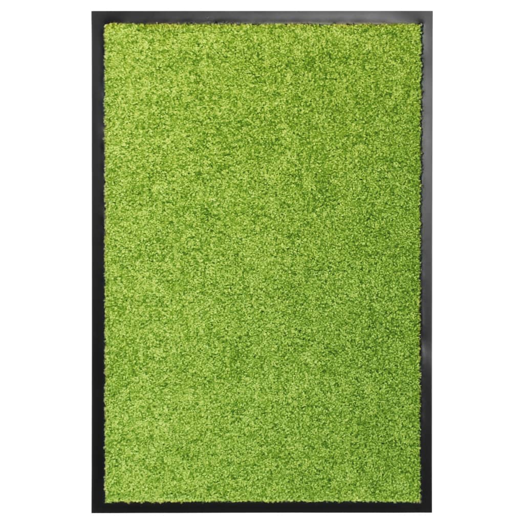 Berkfield Doormat Washable Green 40x60 cm