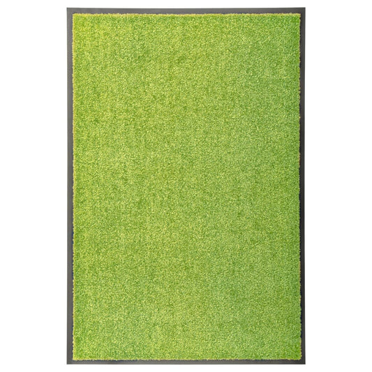 Berkfield Doormat Washable Green 60x90 cm