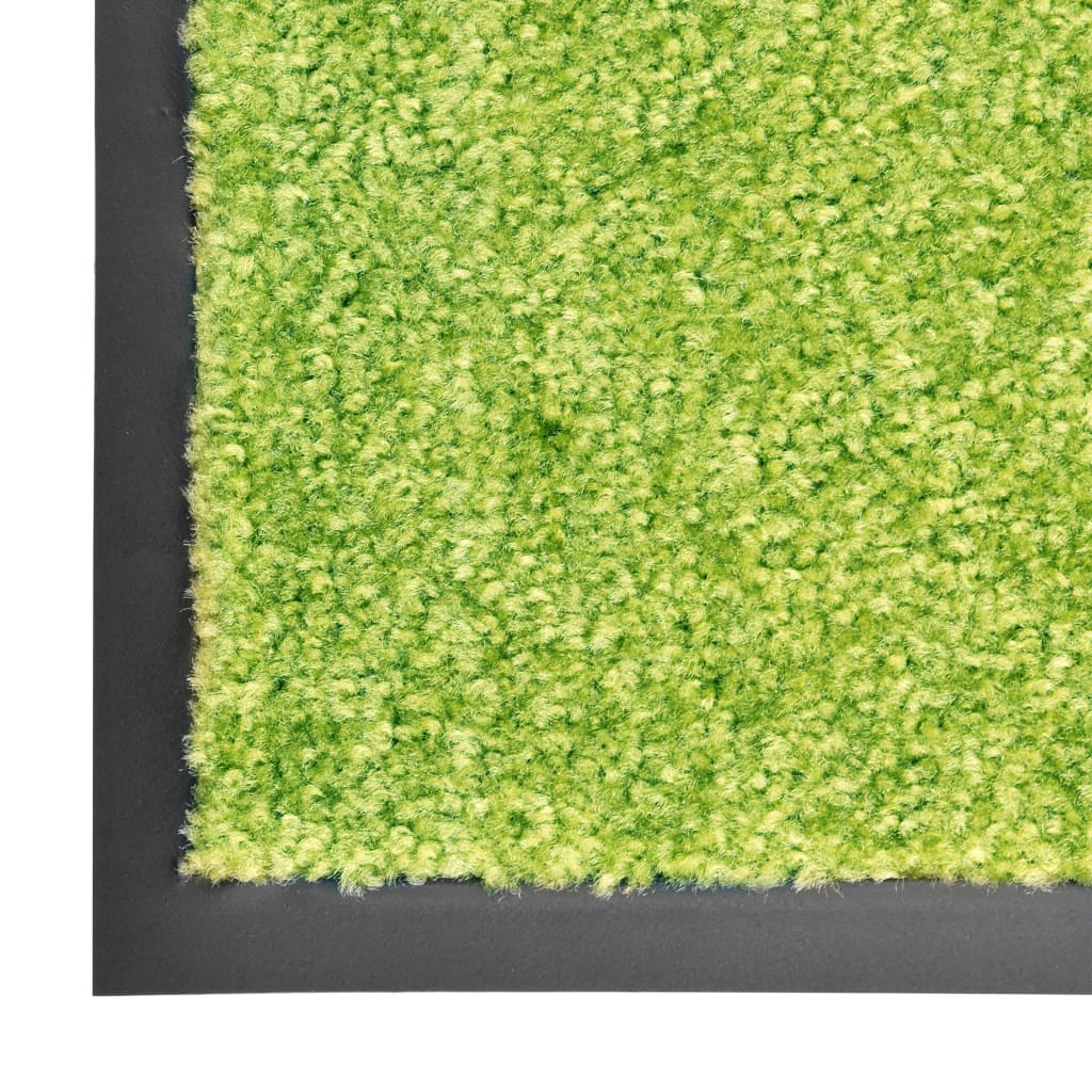 Berkfield Doormat Washable Green 60x180 cm