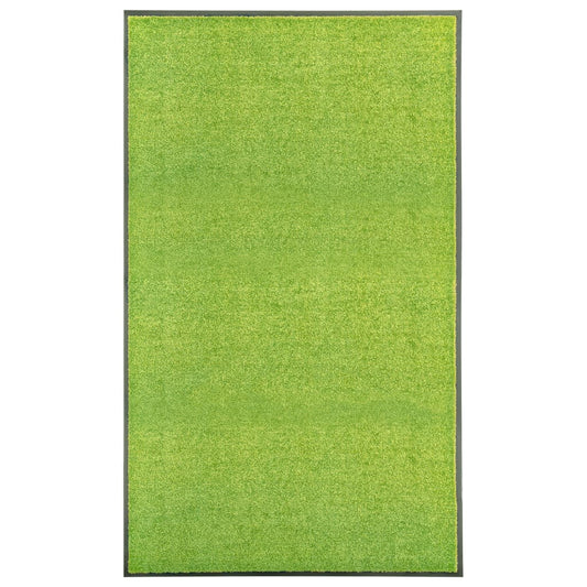 Berkfield Doormat Washable Green 90x150 cm