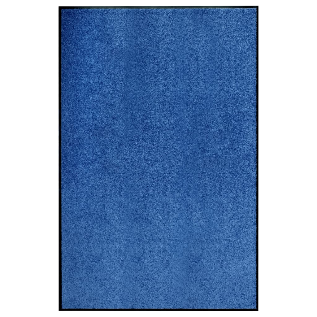 Berkfield Doormat Washable Blue 120x180 cm