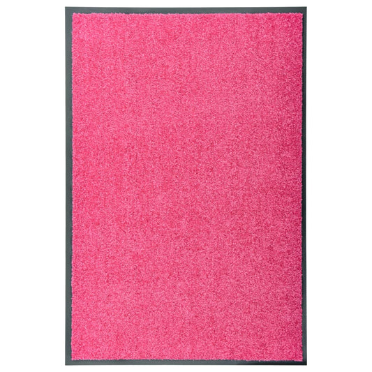 Berkfield Doormat Washable Pink 60x90 cm