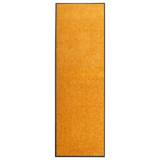 Berkfield Doormat Washable Orange 60x180 cm