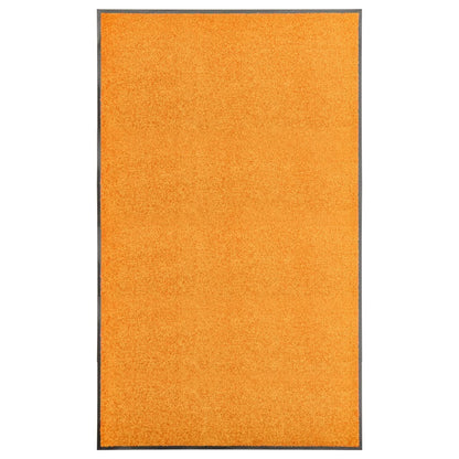 Berkfield Doormat Washable Orange 90x150 cm