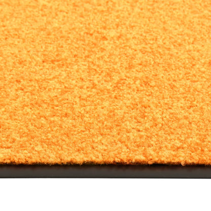 Berkfield Doormat Washable Orange 90x150 cm