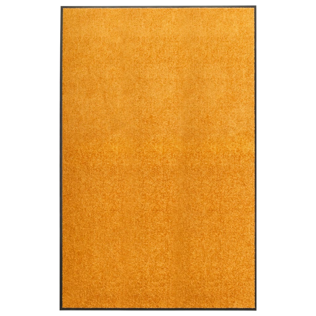 Berkfield Doormat Washable Orange 120x180 cm