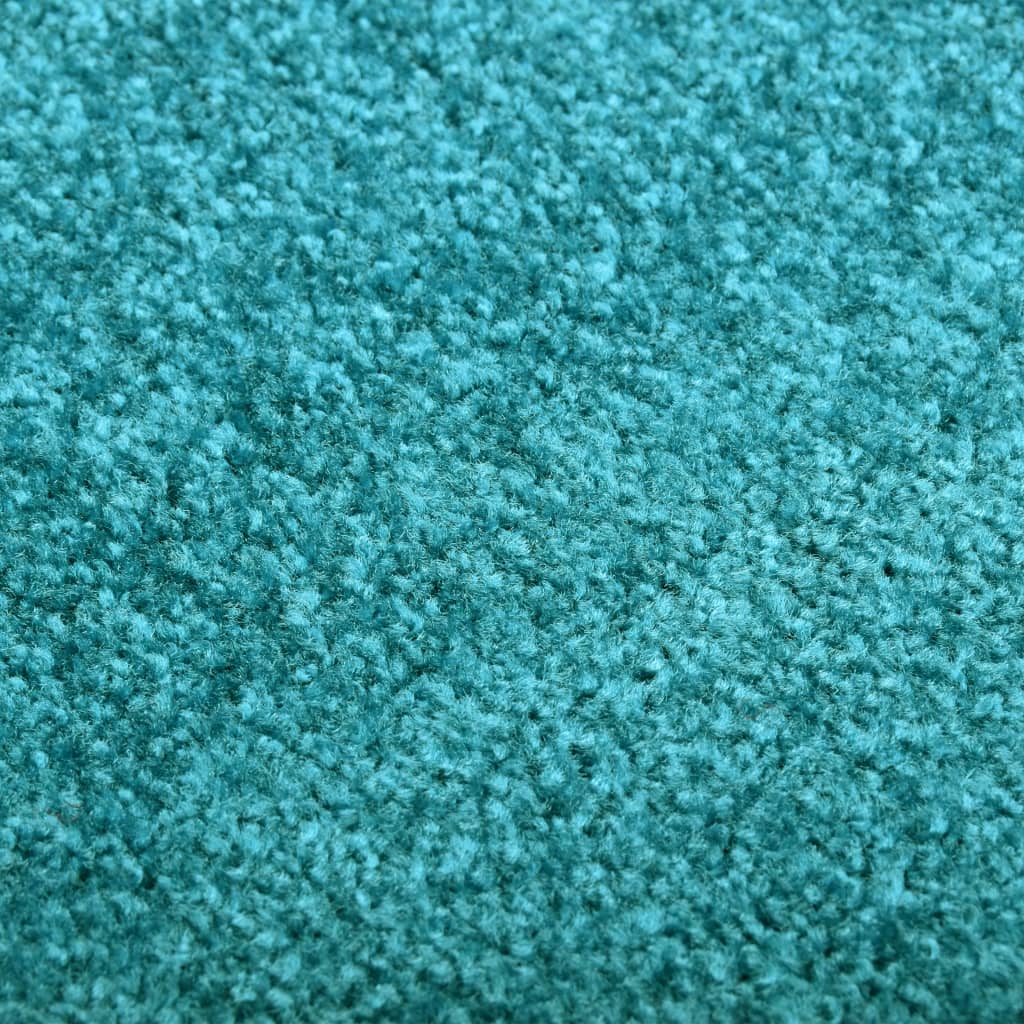 Berkfield Doormat Washable Cyan 40x60 cm
