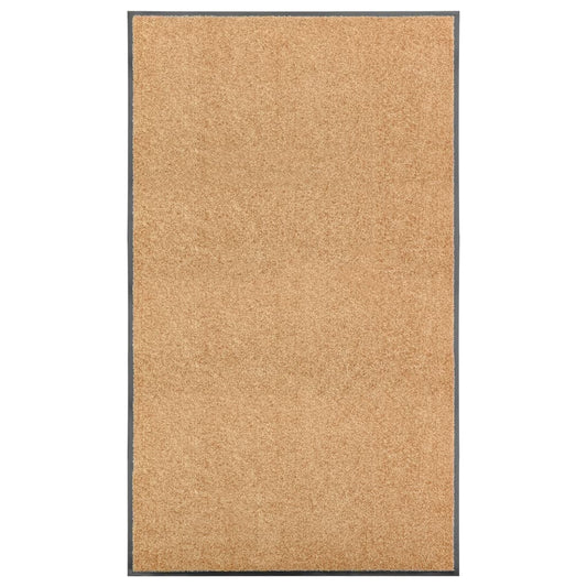 Berkfield Doormat Washable Cream 90x150 cm