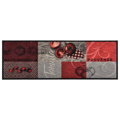Berkfield Kitchen Floor Mat Washable Tomato 45x150 cm