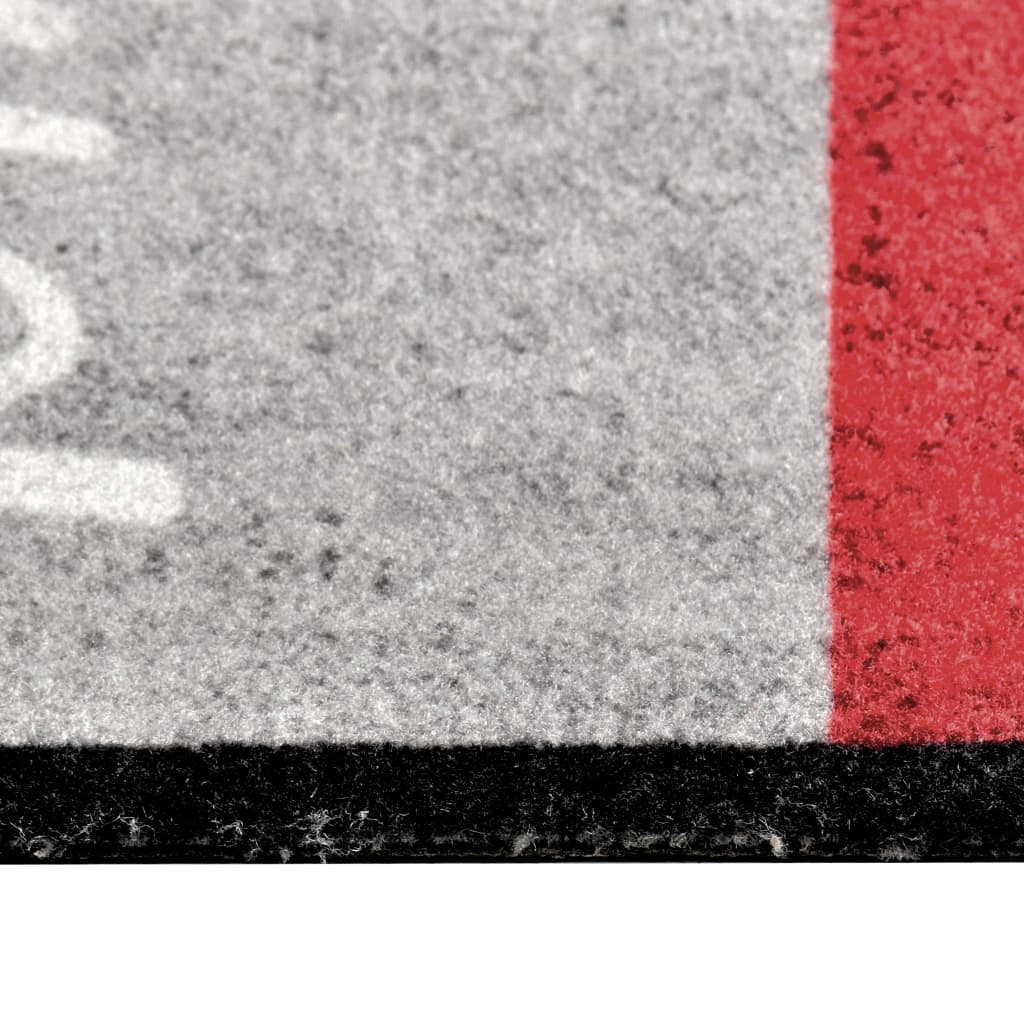 Berkfield Kitchen Floor Mat Washable Tomato 45x150 cm