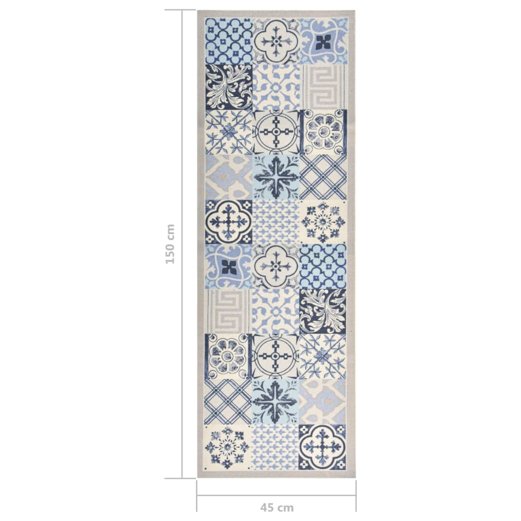 Berkfield Kitchen Floor Mat Washable Mosaic 45x150 cm