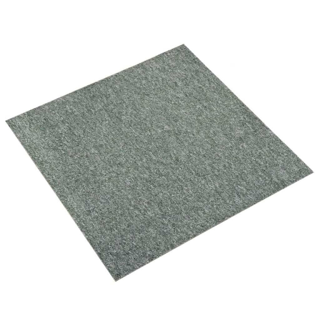 Berkfield Carpet Floor Tiles 20 pcs 5 m�__ 50x50 cm Green