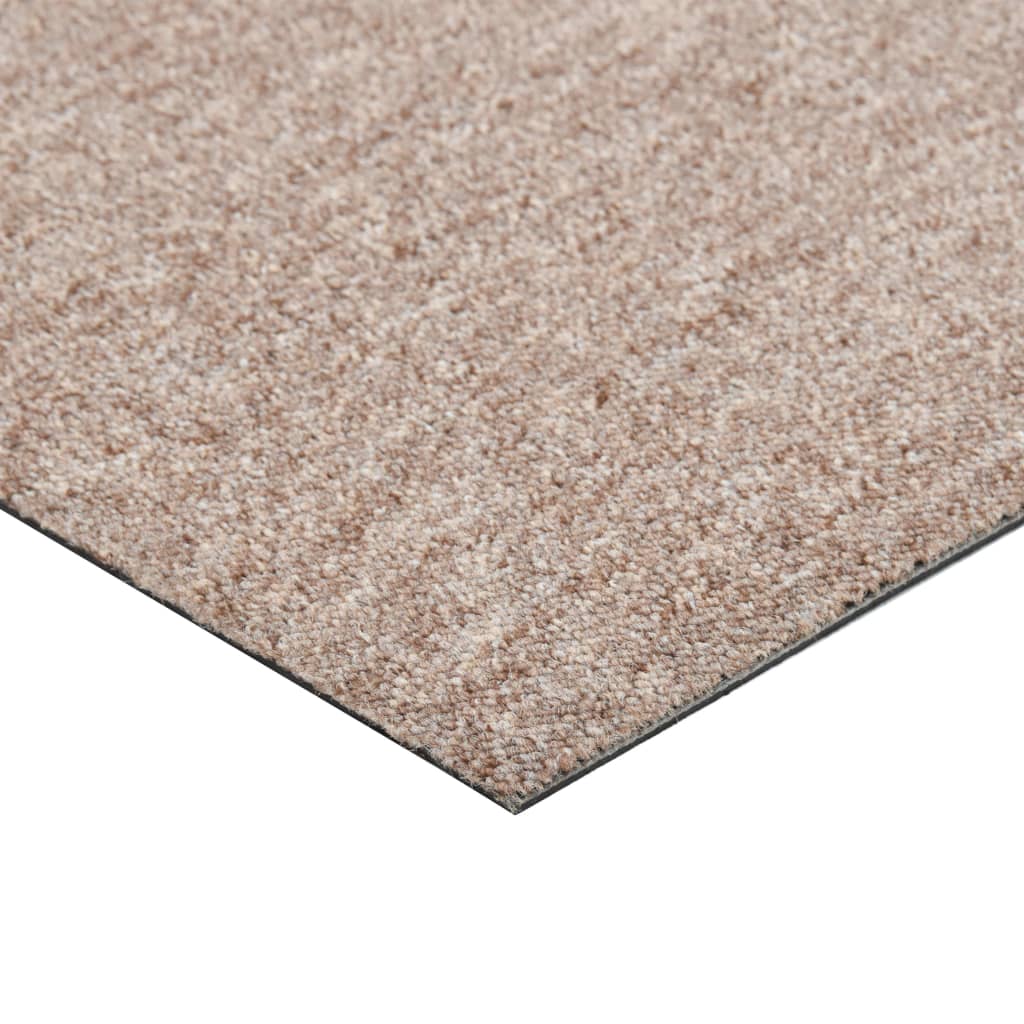 Berkfield Carpet Floor Tiles 20 pcs 5 m�__ 50x50 cm Beige