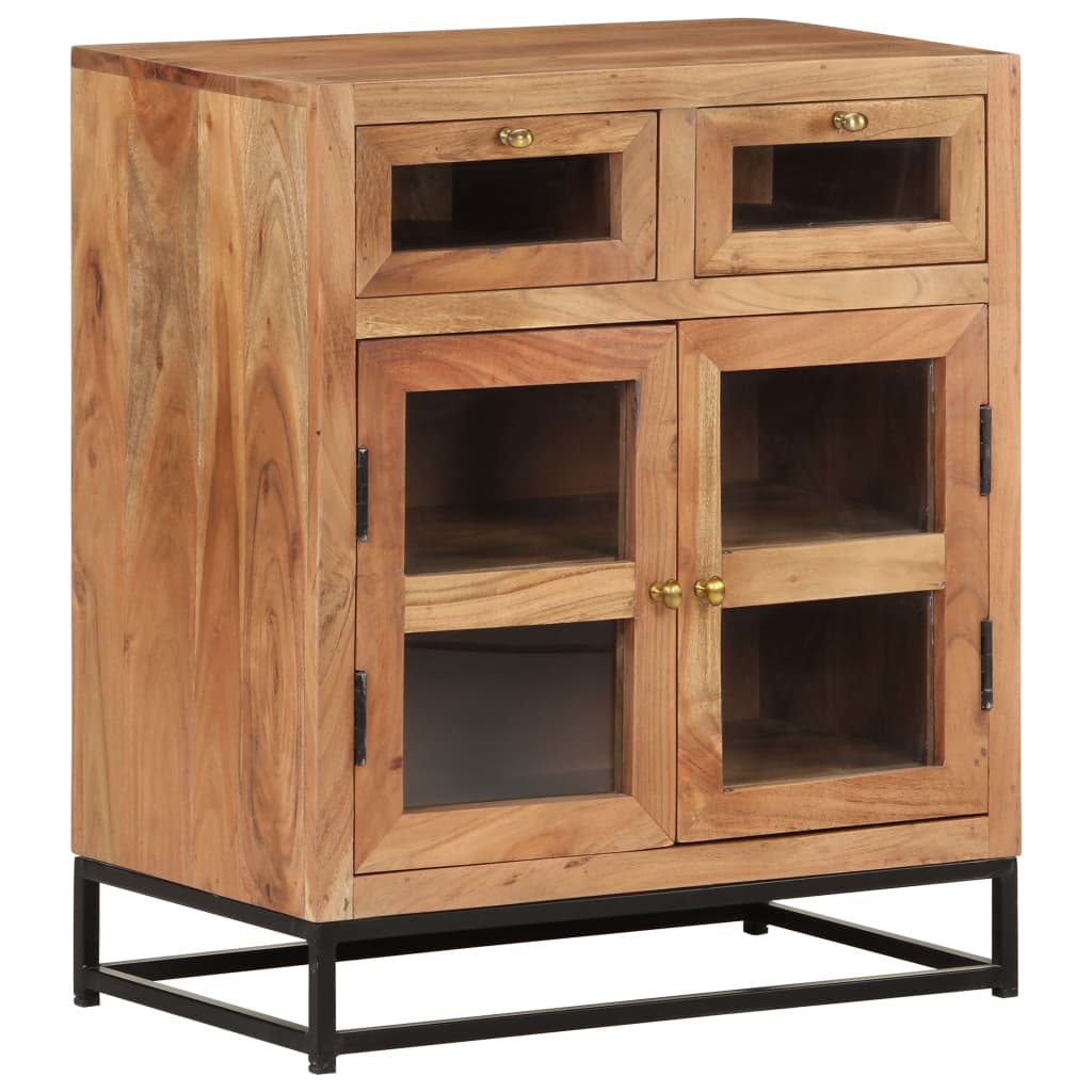 Berkfield Sideboard 60x35x70 cm Solid Acacia Wood