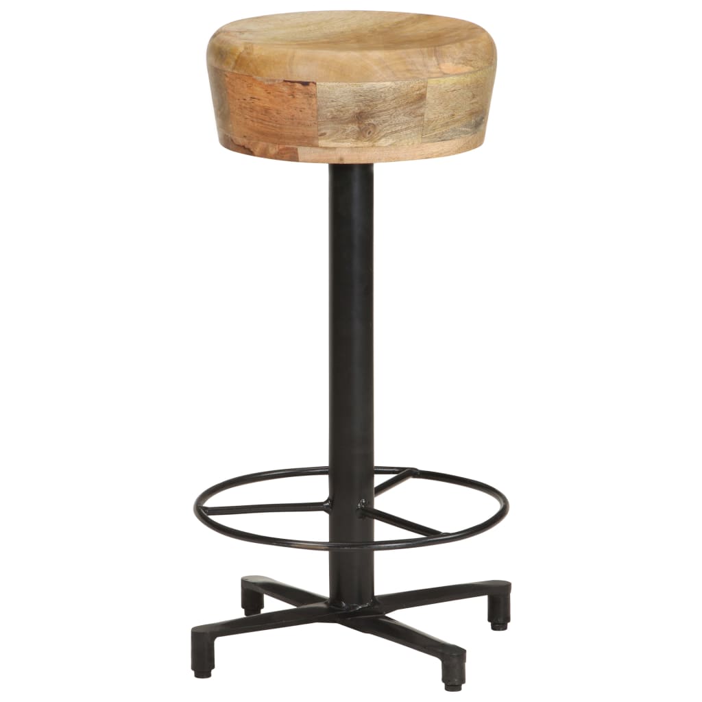 Berkfield Bar Stools 2 pcs 66 cm Solid Mango Wood