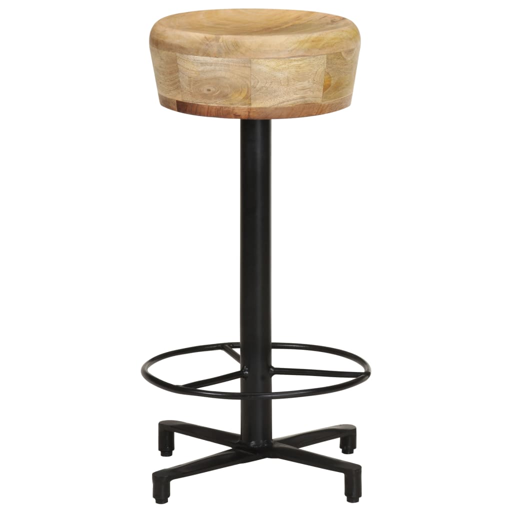Berkfield Bar Stools 2 pcs 66 cm Solid Mango Wood