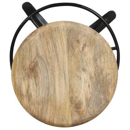 Berkfield Bar Stools 2 pcs 66 cm Solid Mango Wood