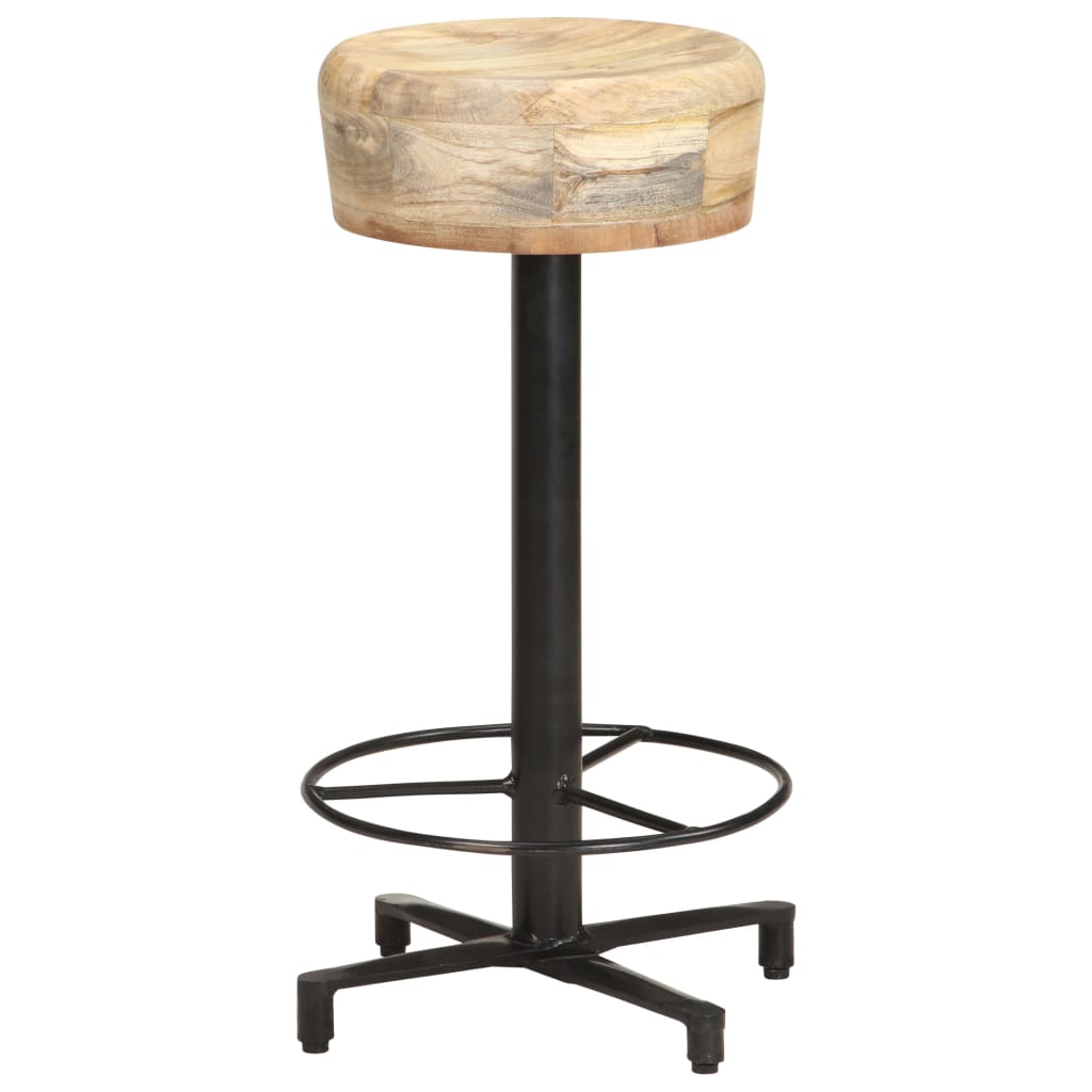 Berkfield Bar Stools 2 pcs 66 cm Solid Mango Wood