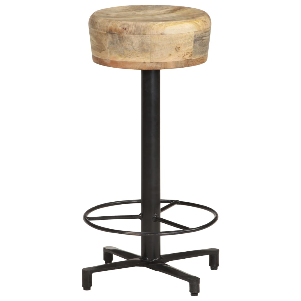 Berkfield Bar Stools 2 pcs 66 cm Solid Mango Wood