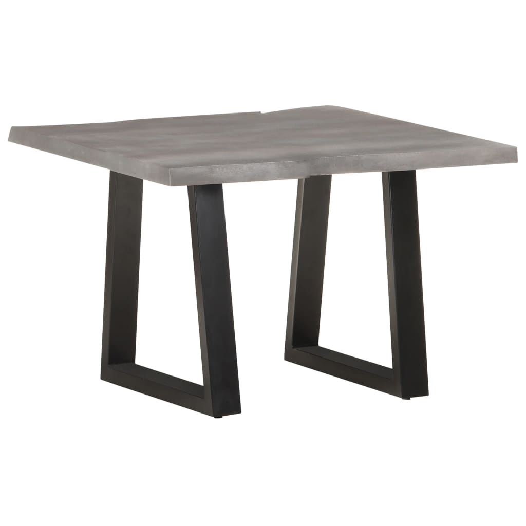 Berkfield Coffee Table with Live Edges 60x60x40 cm Solid Acacia Wood