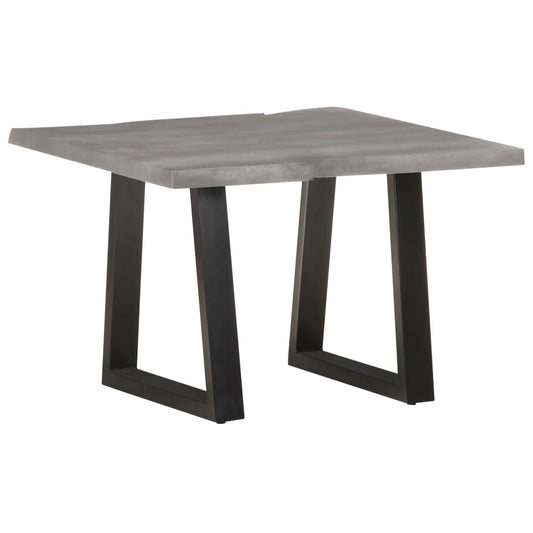 Berkfield Coffee Table with Live Edges 60x60x40 cm Solid Acacia Wood