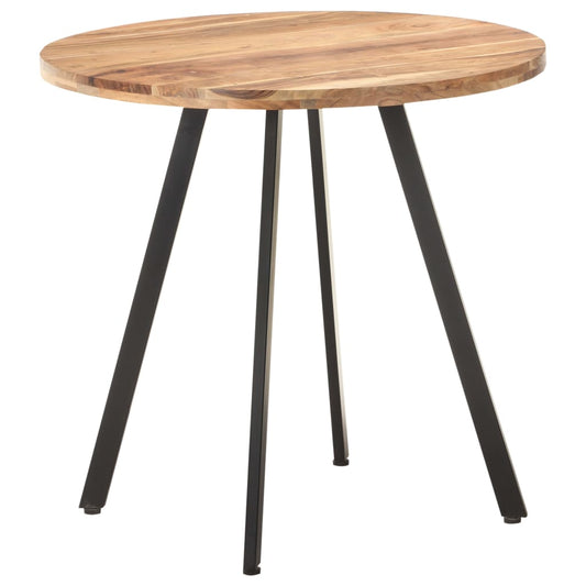 Berkfield Dining Table 80 cm Solid Acacia Wood