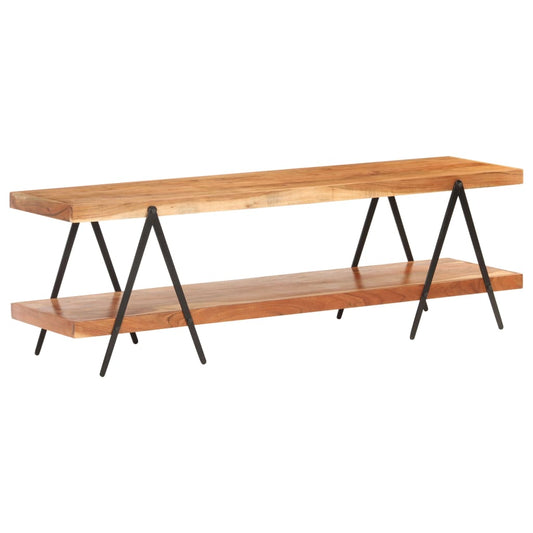 Berkfield TV Cabinet 160x40x50 cm Solid Acacia Wood