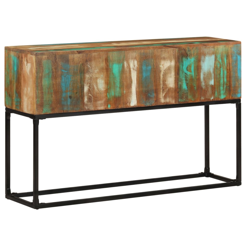 Berkfield Console Table 120x30x75 cm Solid Reclaimed Wood