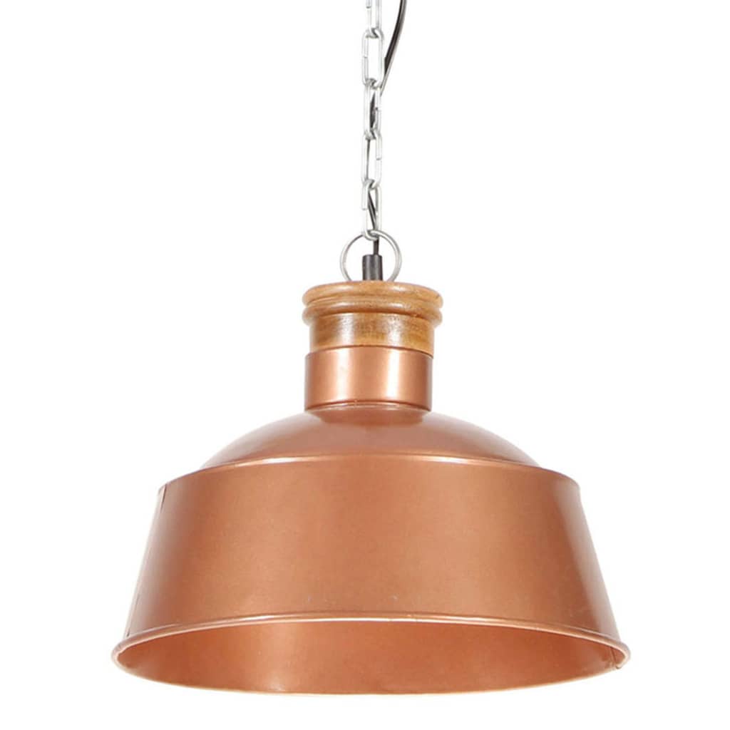 Berkfield Industrial Hanging Lamp 32 cm Copper E27