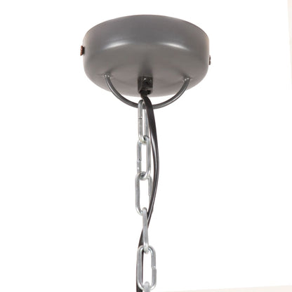 Berkfield Industrial Hanging Lamp 32 cm Grey E27