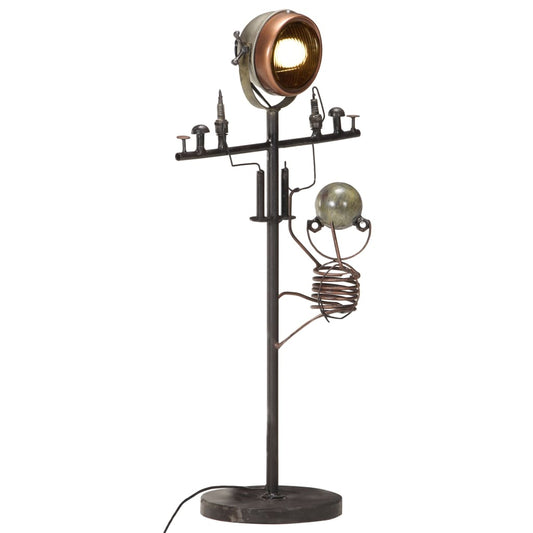 Berkfield Stand Lamp with Repairman Design Iron