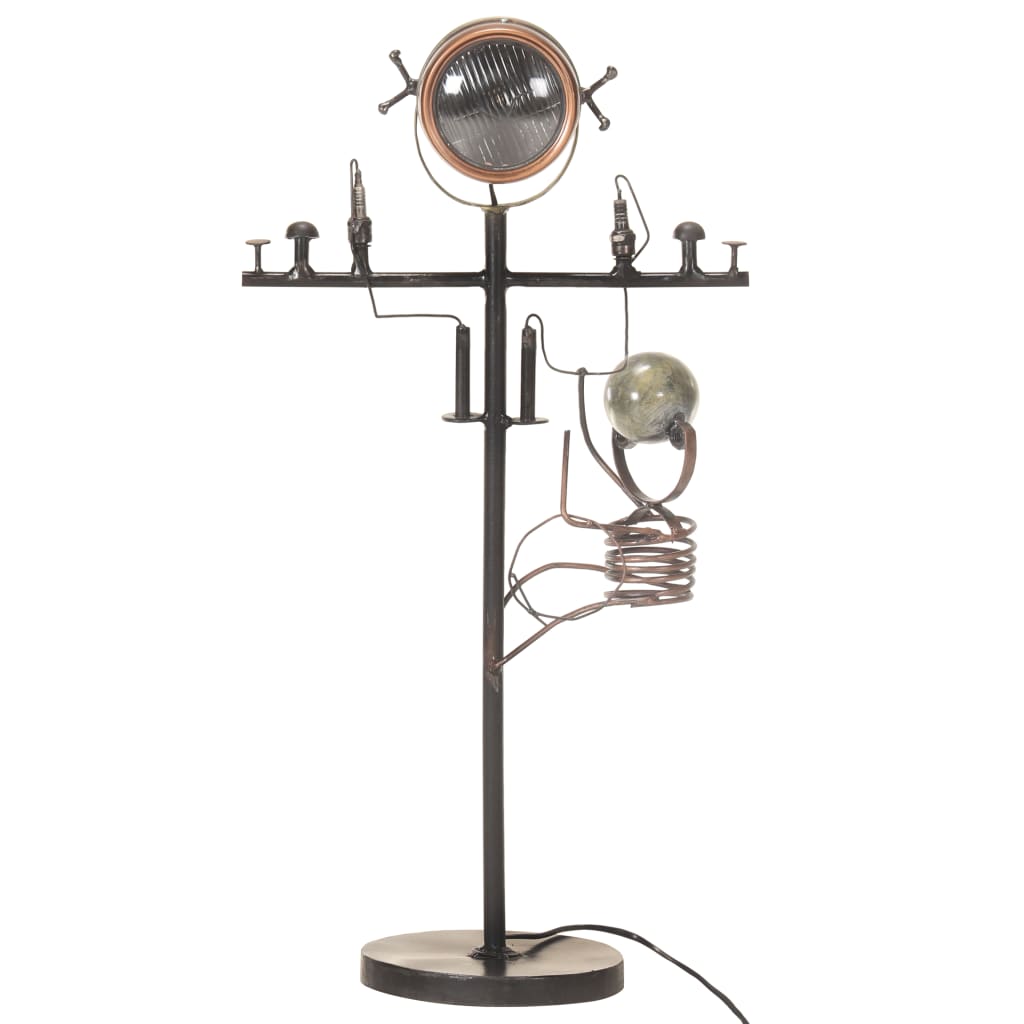 Berkfield Stand Lamp with Repairman Design Iron